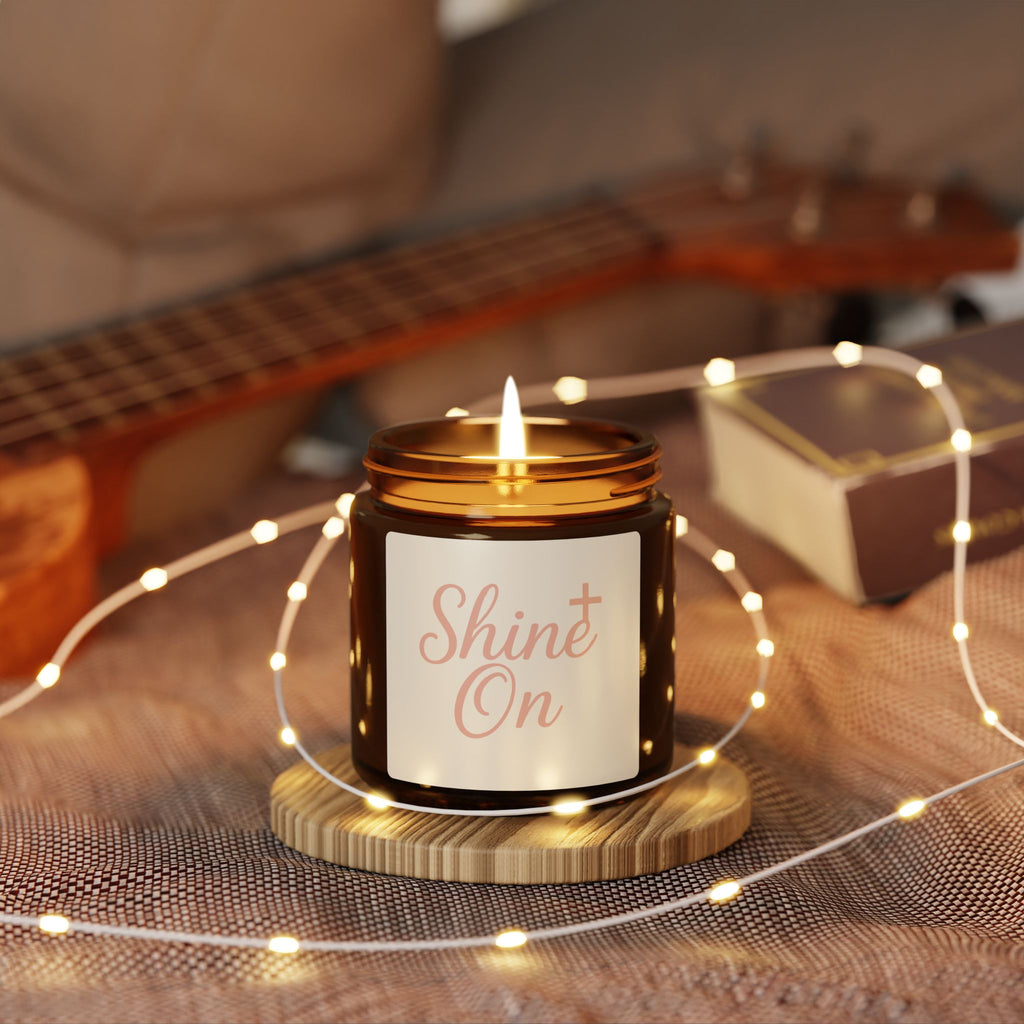 Shine On Scented Soy Candle - Multi-Size Amber Jar