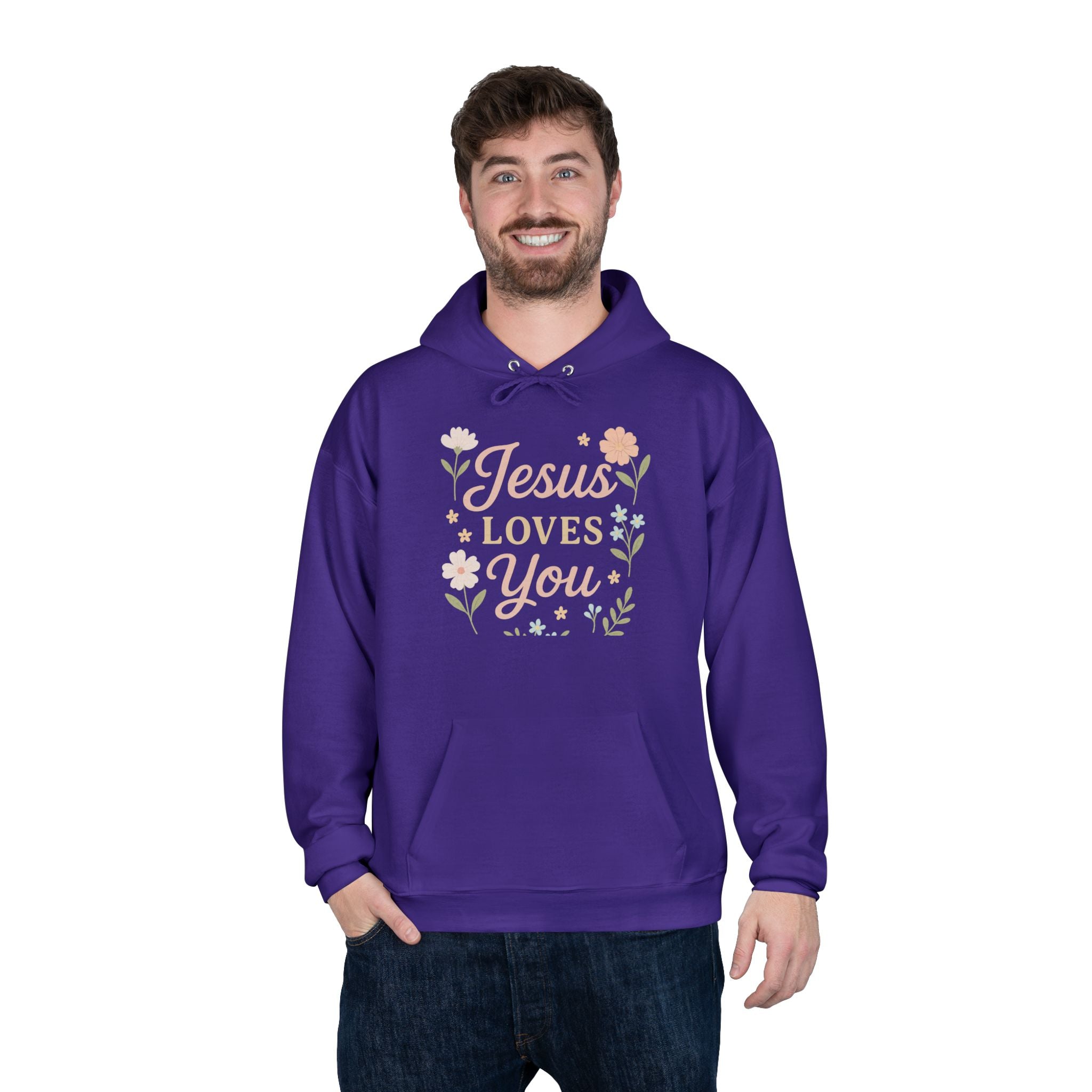Jesus Loves You Eco-Friendly Hoodie
