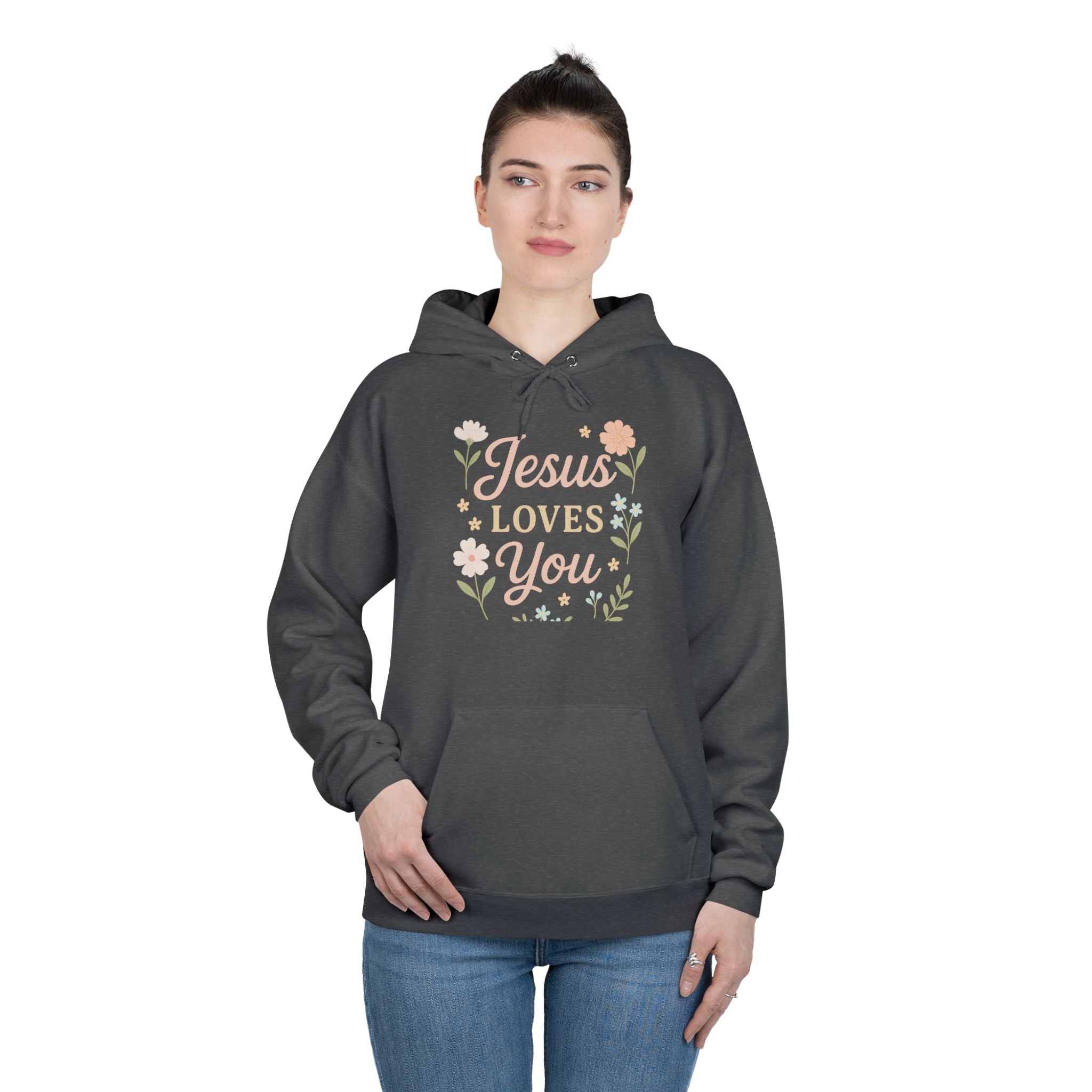 Jesus Loves You Eco-Friendly Hoodie