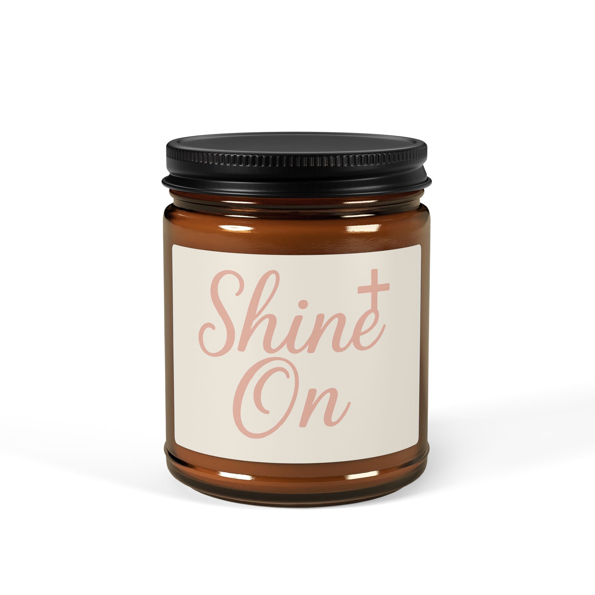 Shine On Scented Soy Candle - Multi-Size Amber Jar