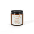 Amber Jar Scented Soy Candle - "It Is Well With My Soul" - Multi-Size