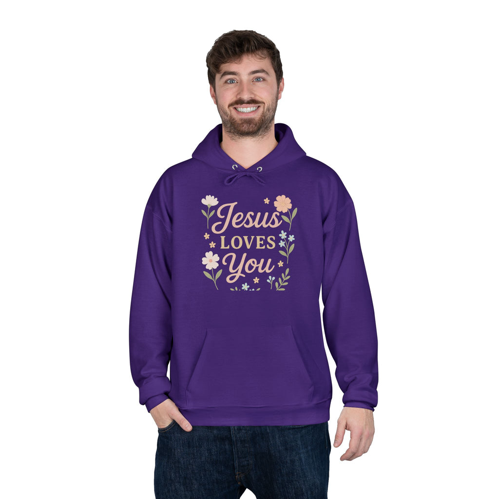 Jesus Loves You Eco-Friendly Hoodie