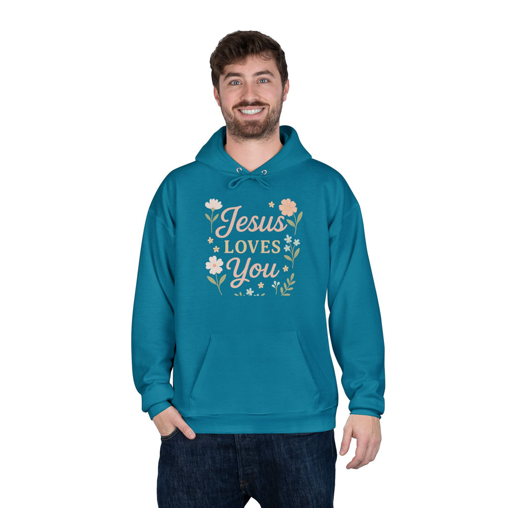 Jesus Loves You Eco-Friendly Hoodie
