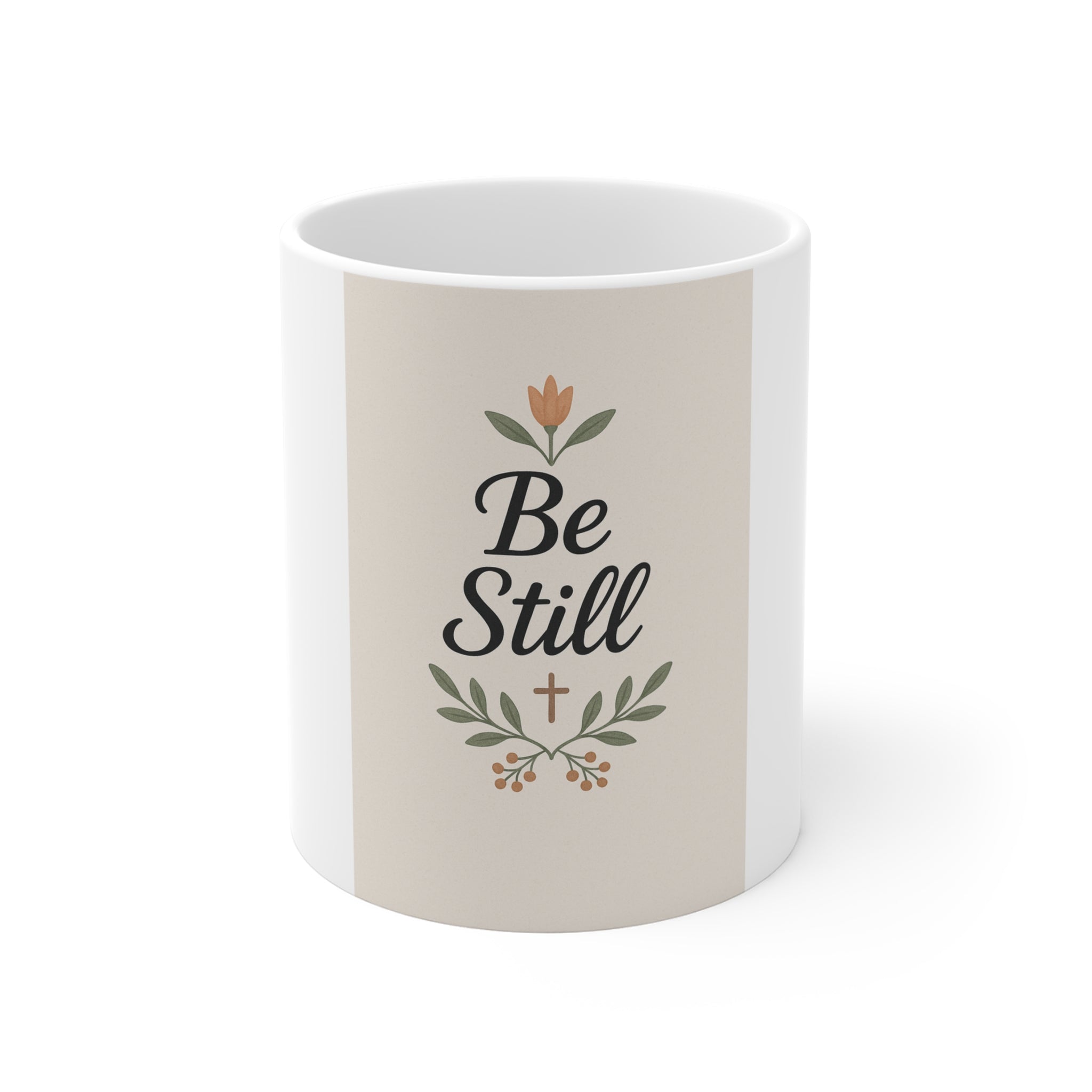 Be Still Inspirational Mug 11oz - Perfect for Faith and Reflection