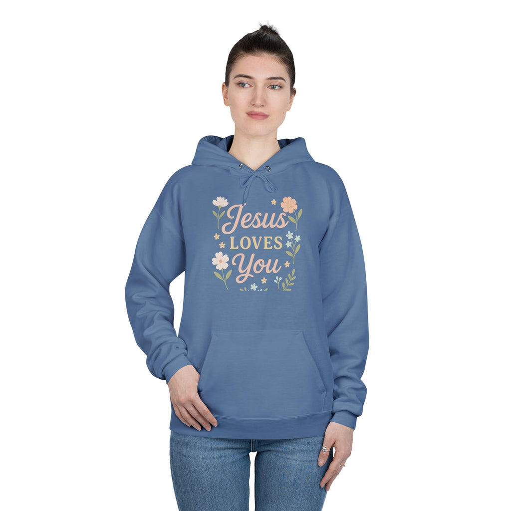 Jesus Loves You Eco-Friendly Hoodie