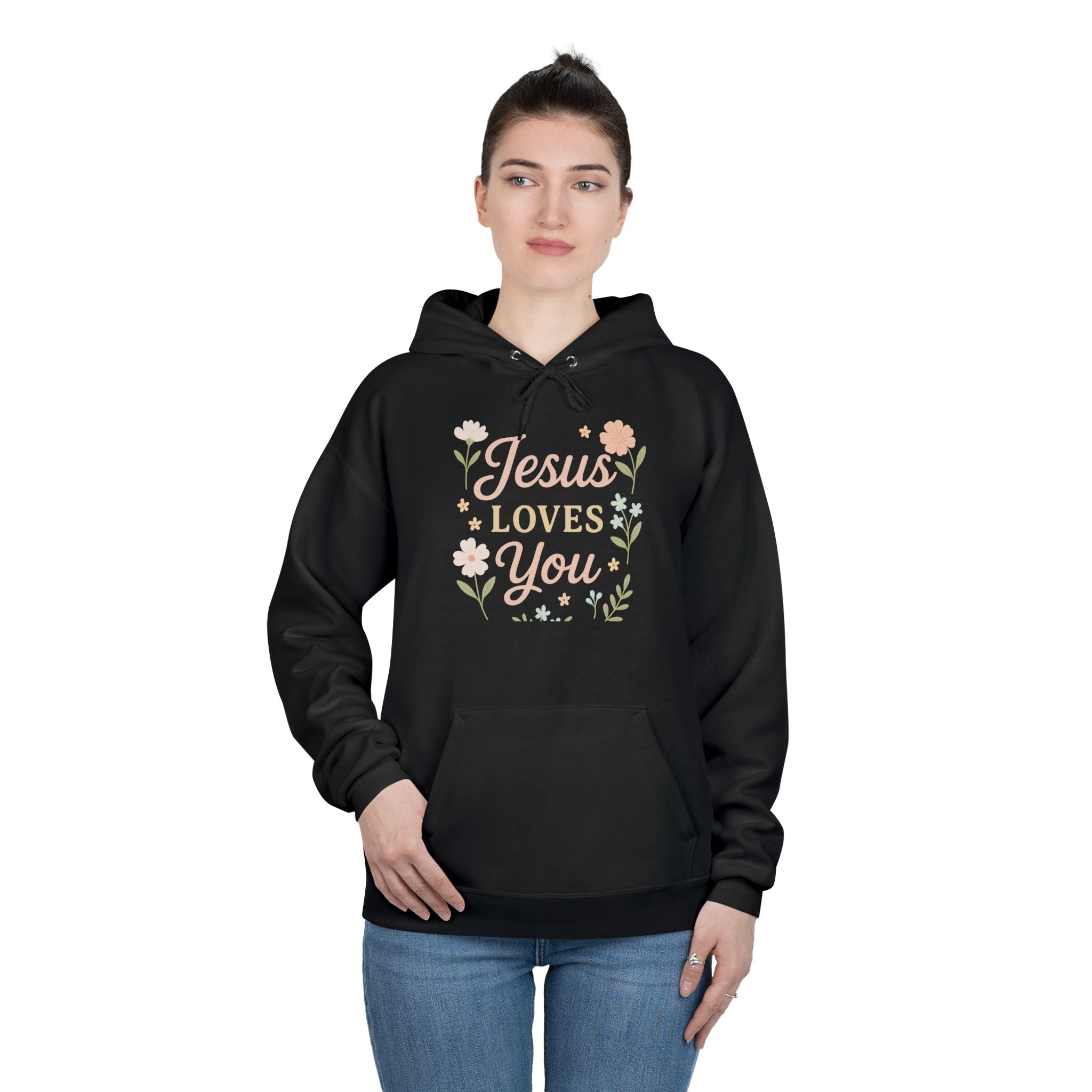 Jesus Loves You Eco-Friendly Hoodie