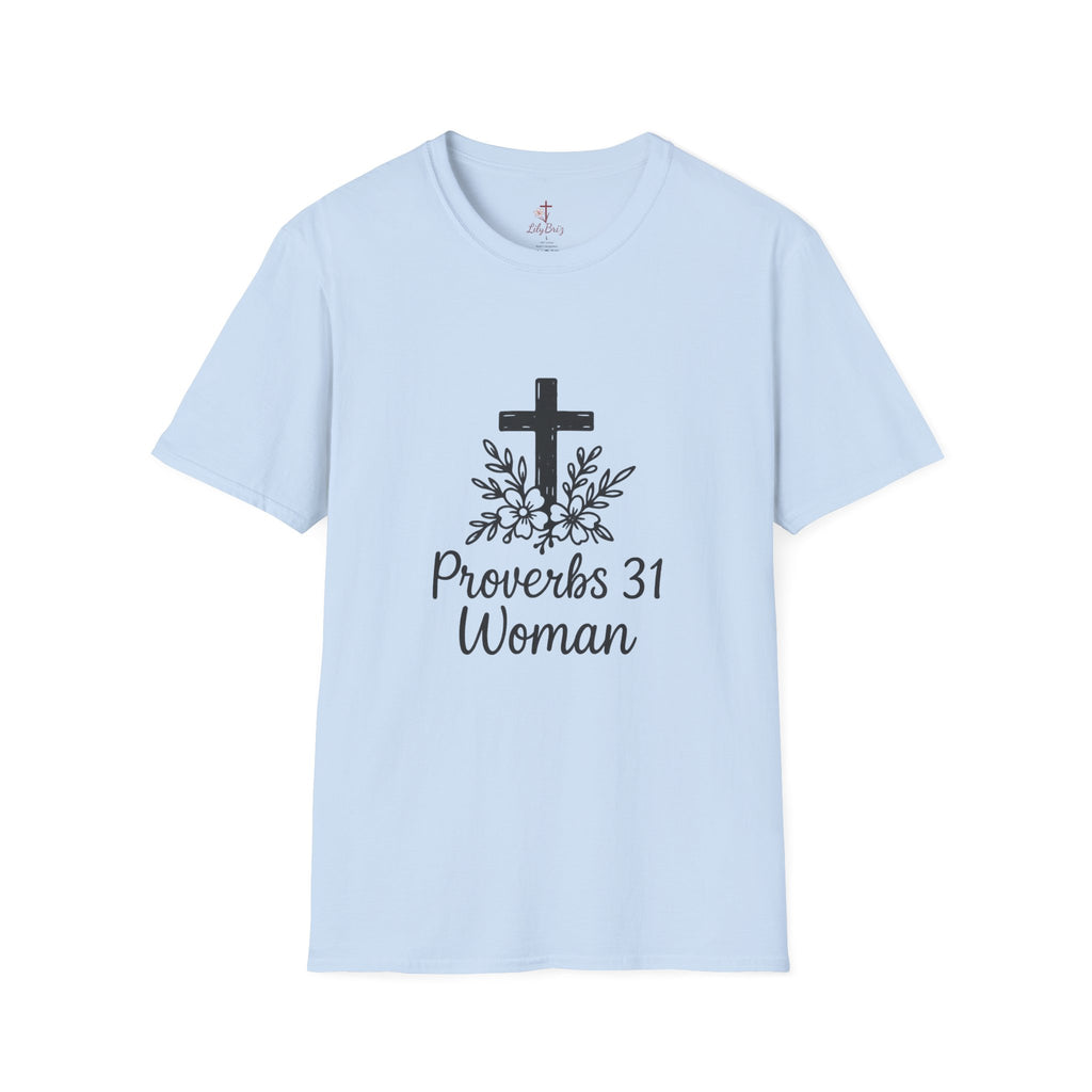 Proverbs 31 Woman T-Shirt | Faith-Inspired Apparel, Christian Gift, Inspirational Tee, Women's Clothing, Casual Style