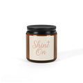 Shine On Scented Soy Candle - Multi-Size Amber Jar