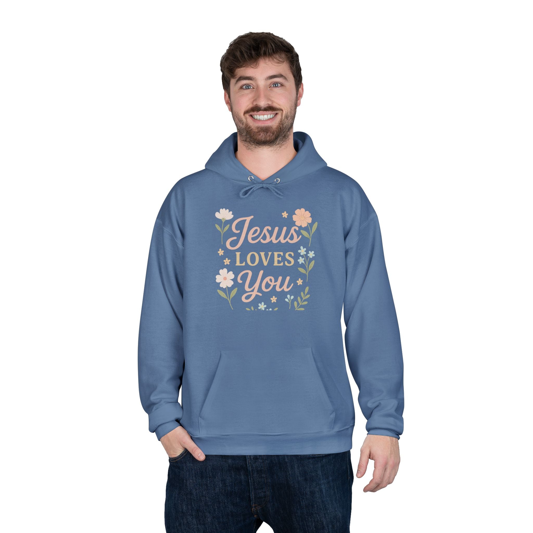 Jesus Loves You Eco-Friendly Hoodie