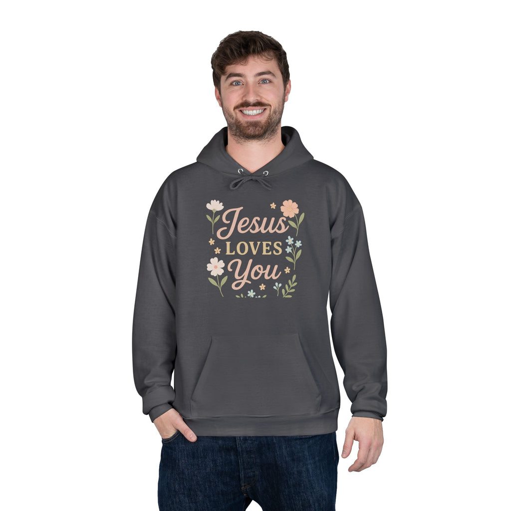 Jesus Loves You Eco-Friendly Hoodie
