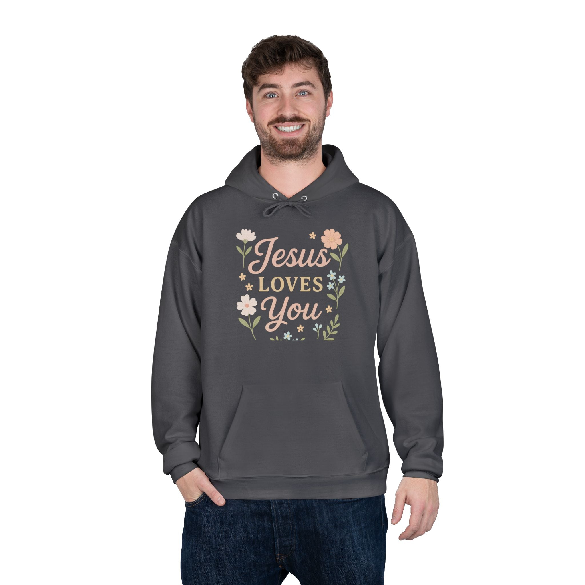 Jesus Loves You Eco-Friendly Hoodie