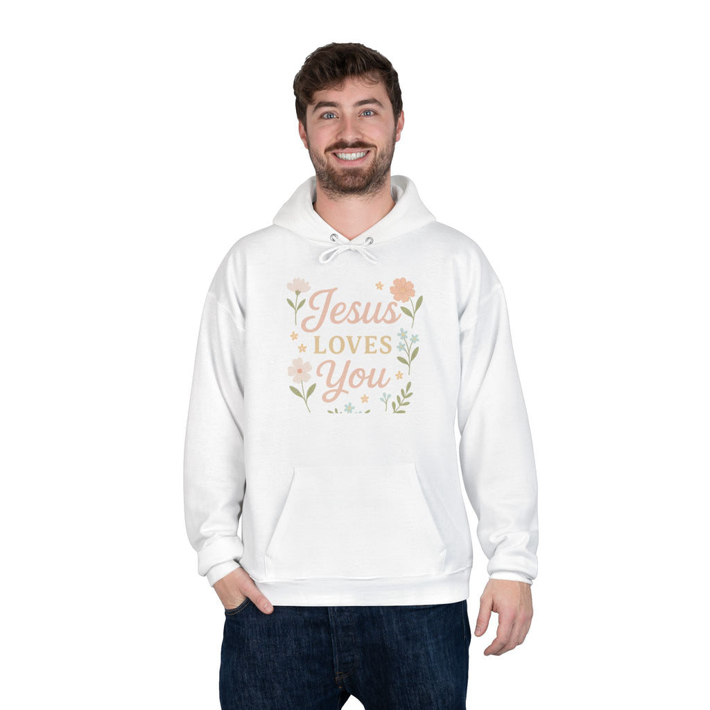 Jesus Loves You Eco-Friendly Hoodie