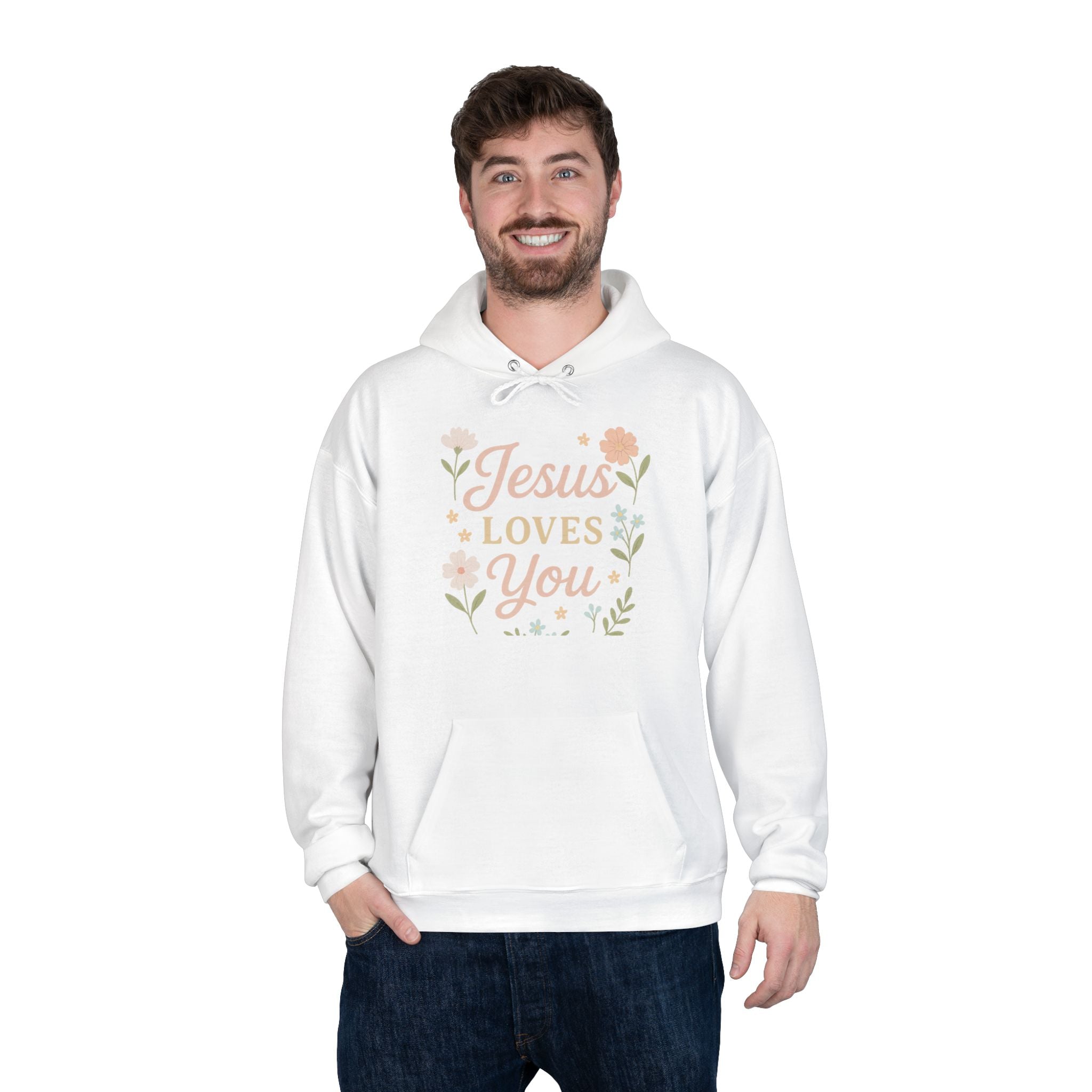 Jesus Loves You Eco-Friendly Hoodie