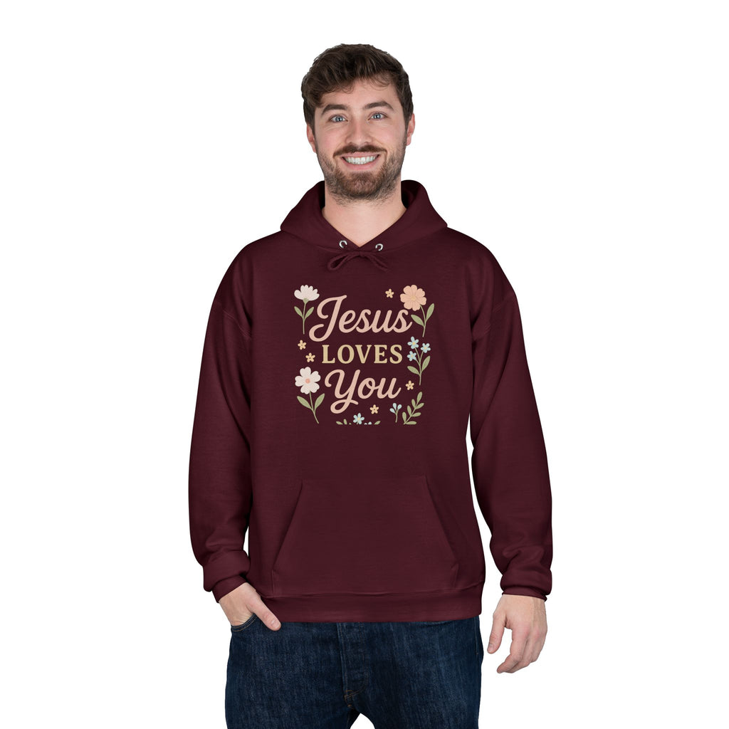 Jesus Loves You Eco-Friendly Hoodie