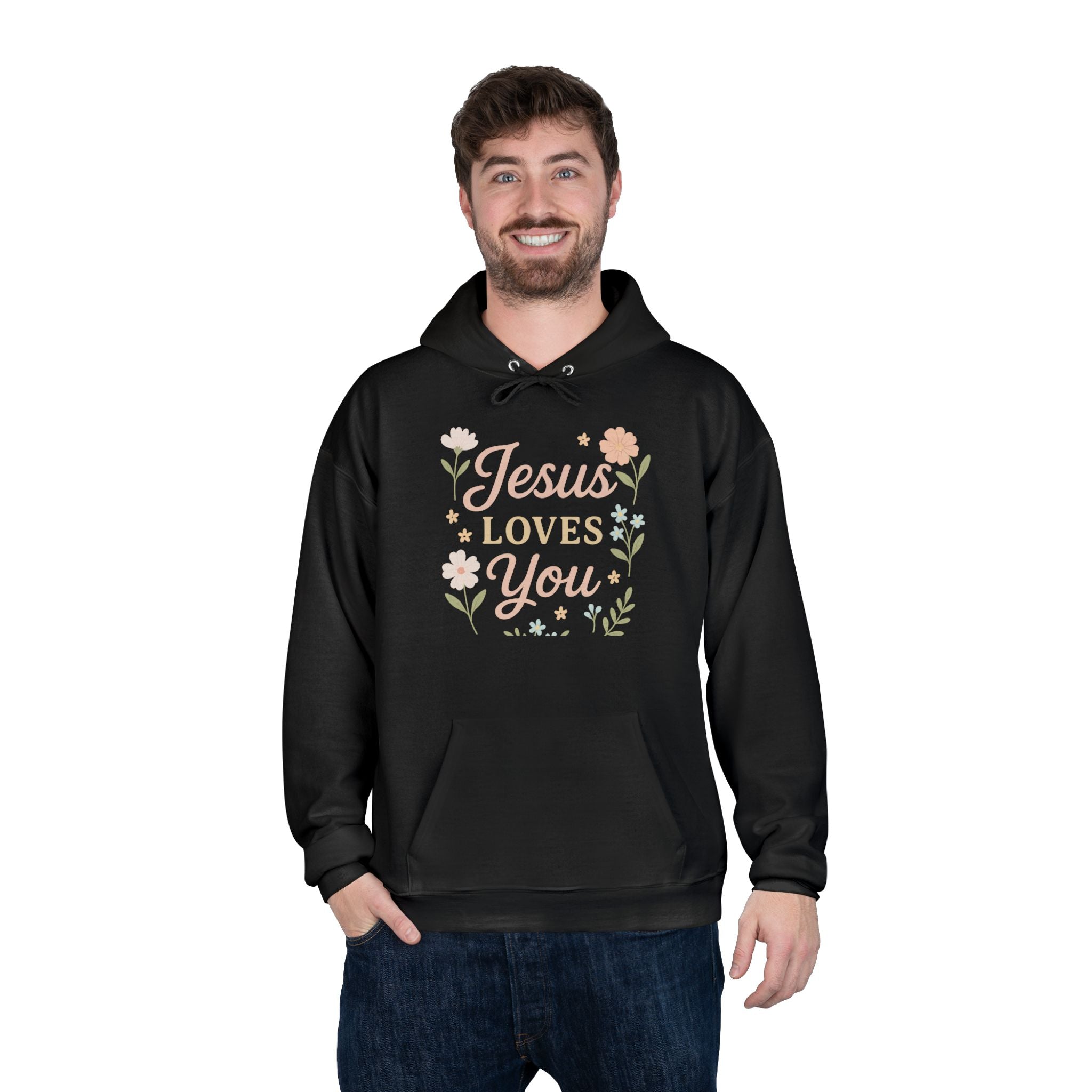 Jesus Loves You Eco-Friendly Hoodie