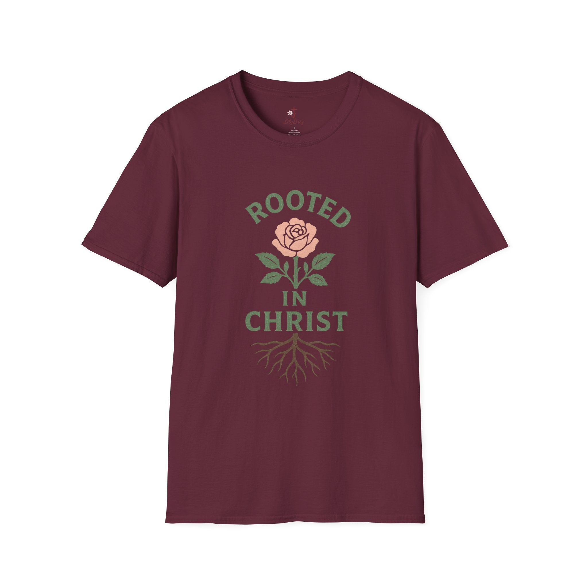 Rooted in Christ Unisex Softstyle T-Shirt