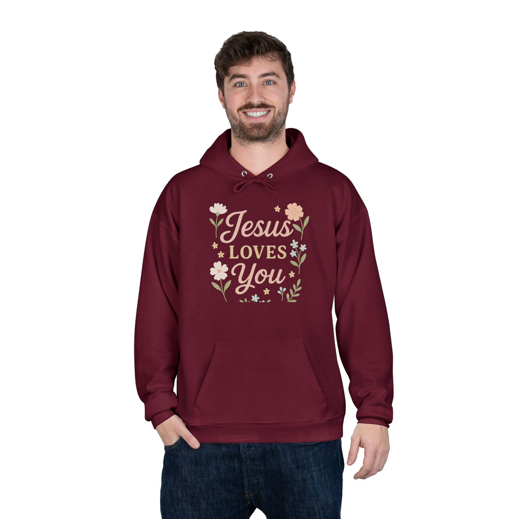 Jesus Loves You Eco-Friendly Hoodie