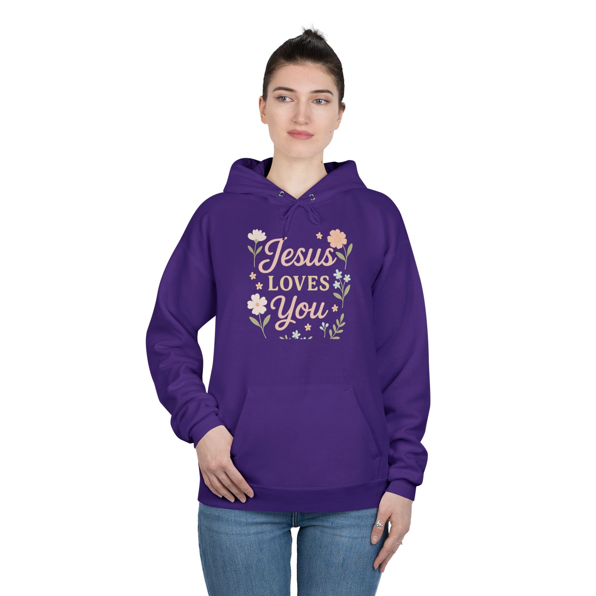 Jesus Loves You Eco-Friendly Hoodie