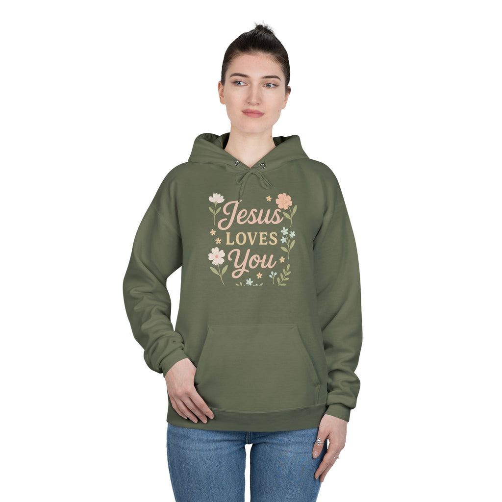 Jesus Loves You Eco-Friendly Hoodie