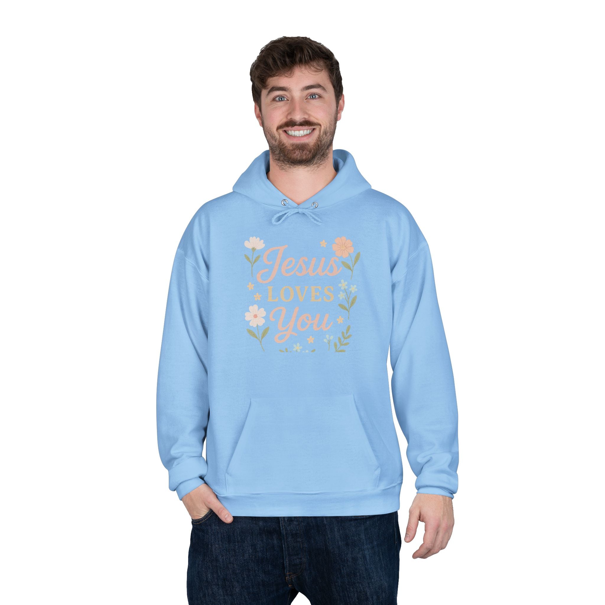 Jesus Loves You Eco-Friendly Hoodie