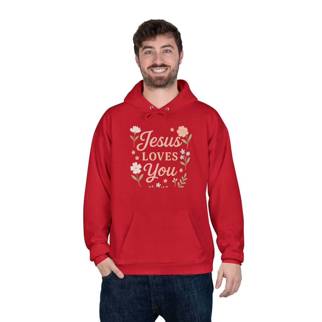 Jesus Loves You Eco-Friendly Hoodie