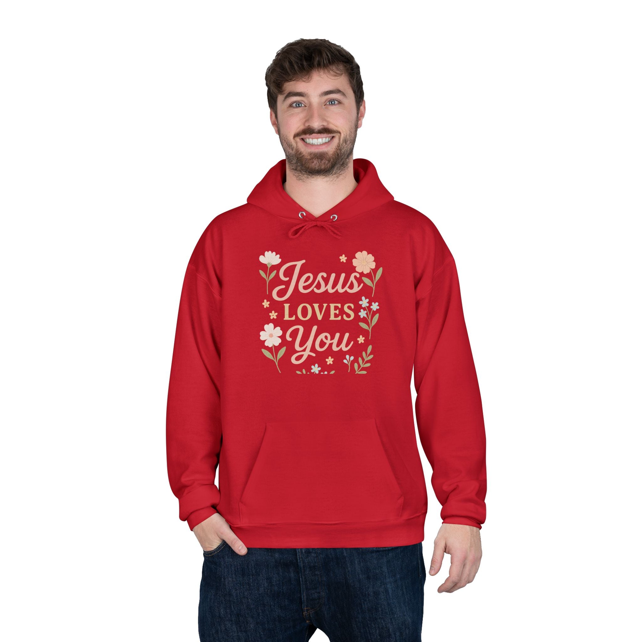 Jesus Loves You Eco-Friendly Hoodie