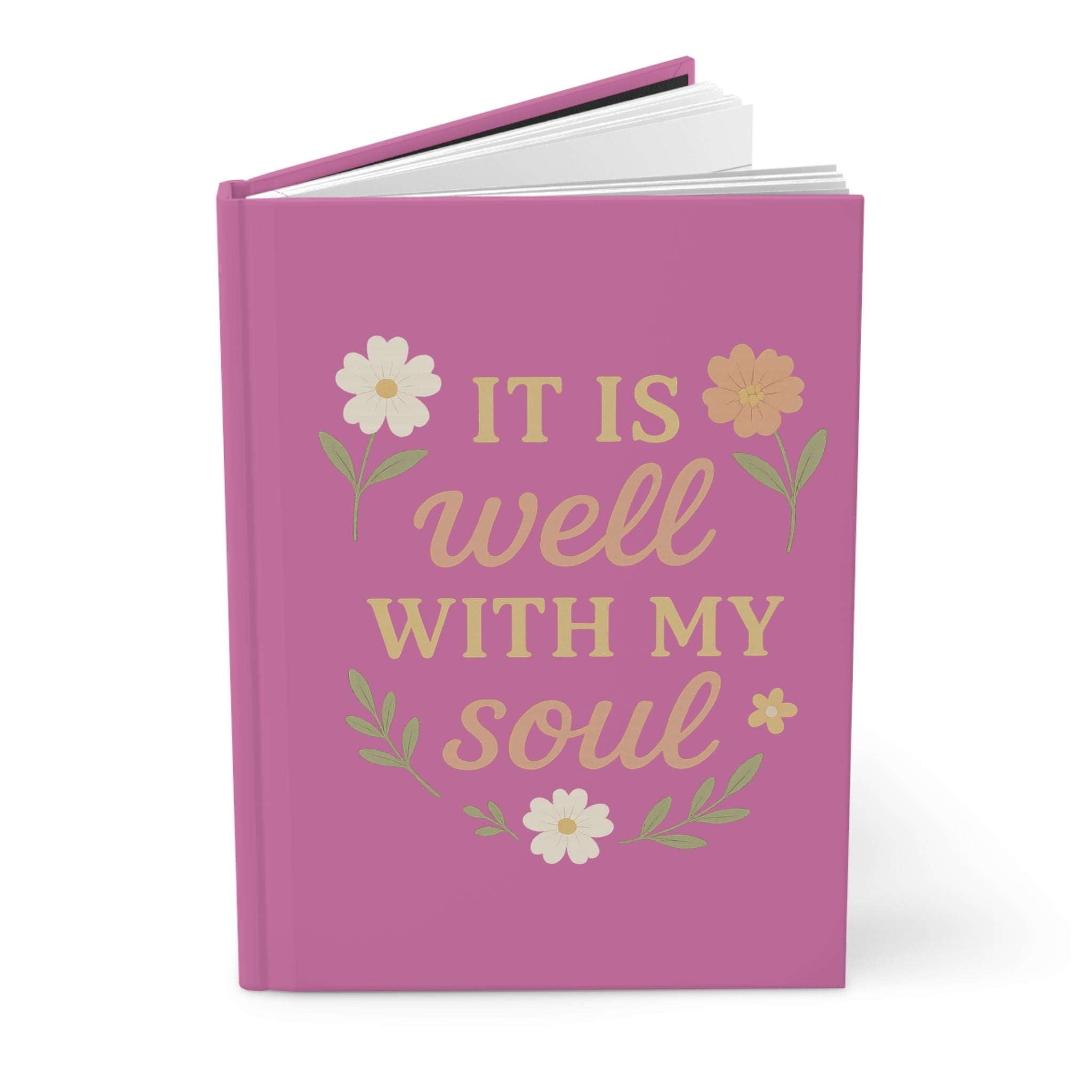 Inspirational Hardcover Journal – "It Is Well with My Soul"