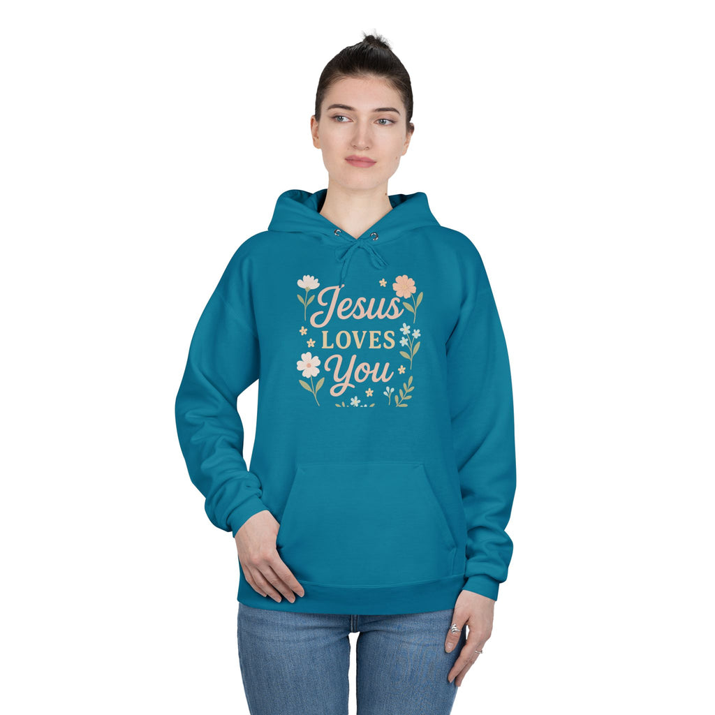 Jesus Loves You Eco-Friendly Hoodie