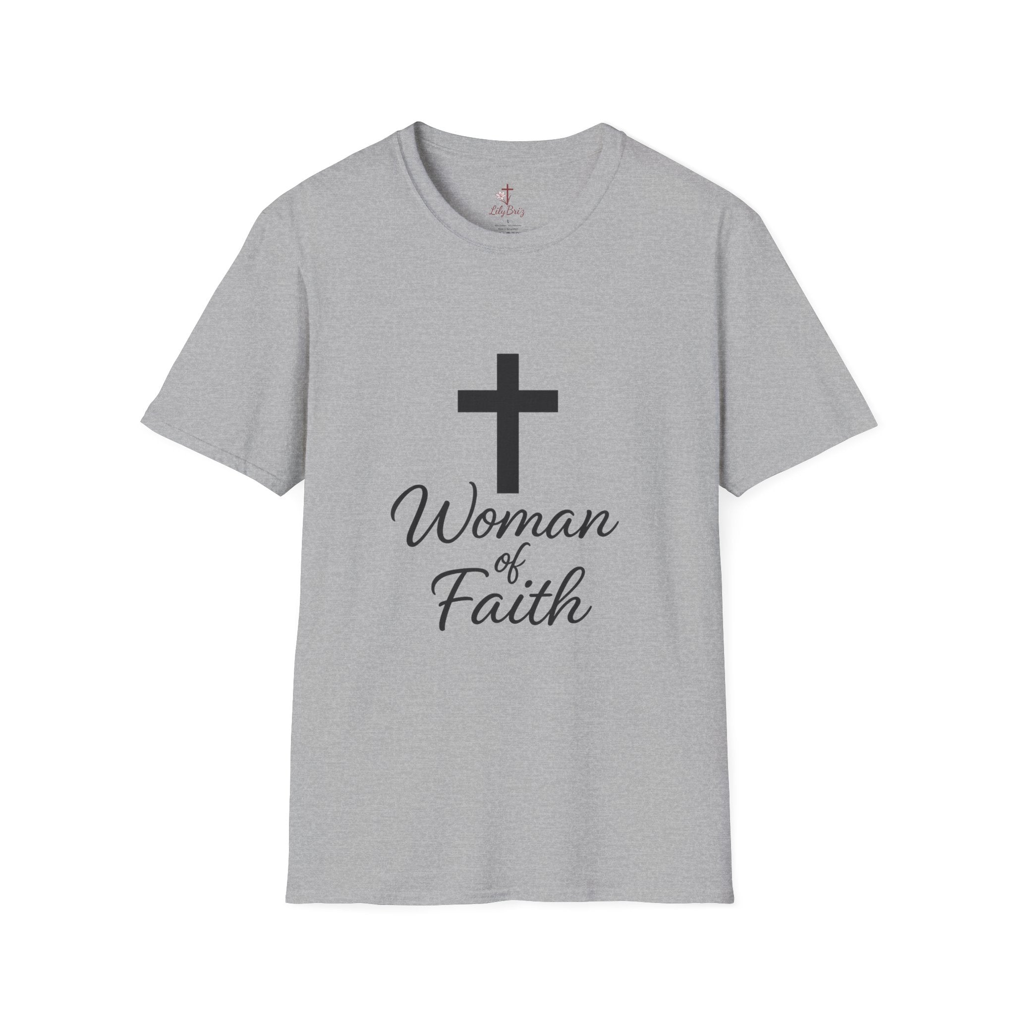 Faith-Inspired Unisex Softstyle T-Shirt, Christian Apparel, Inspirational Tee, Gift for Women, Faith-Based Fashion