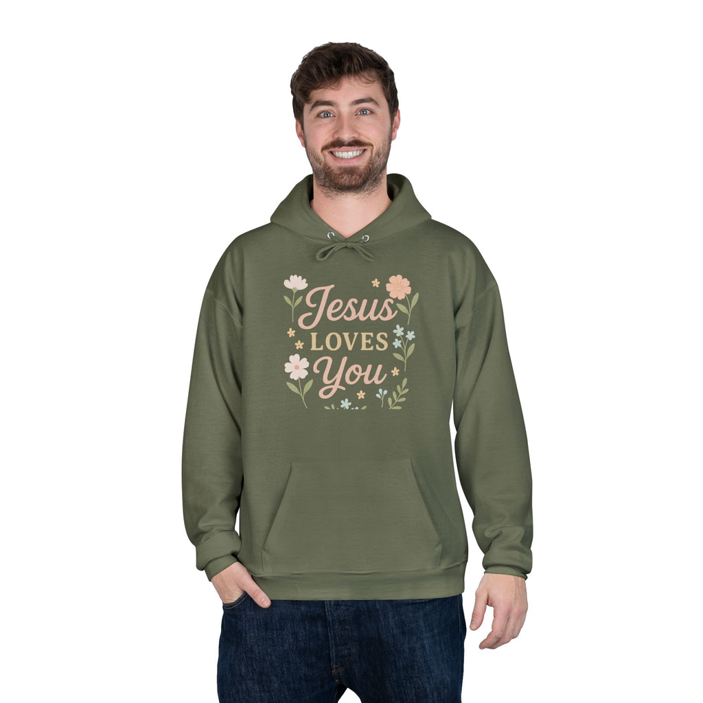 Jesus Loves You Eco-Friendly Hoodie