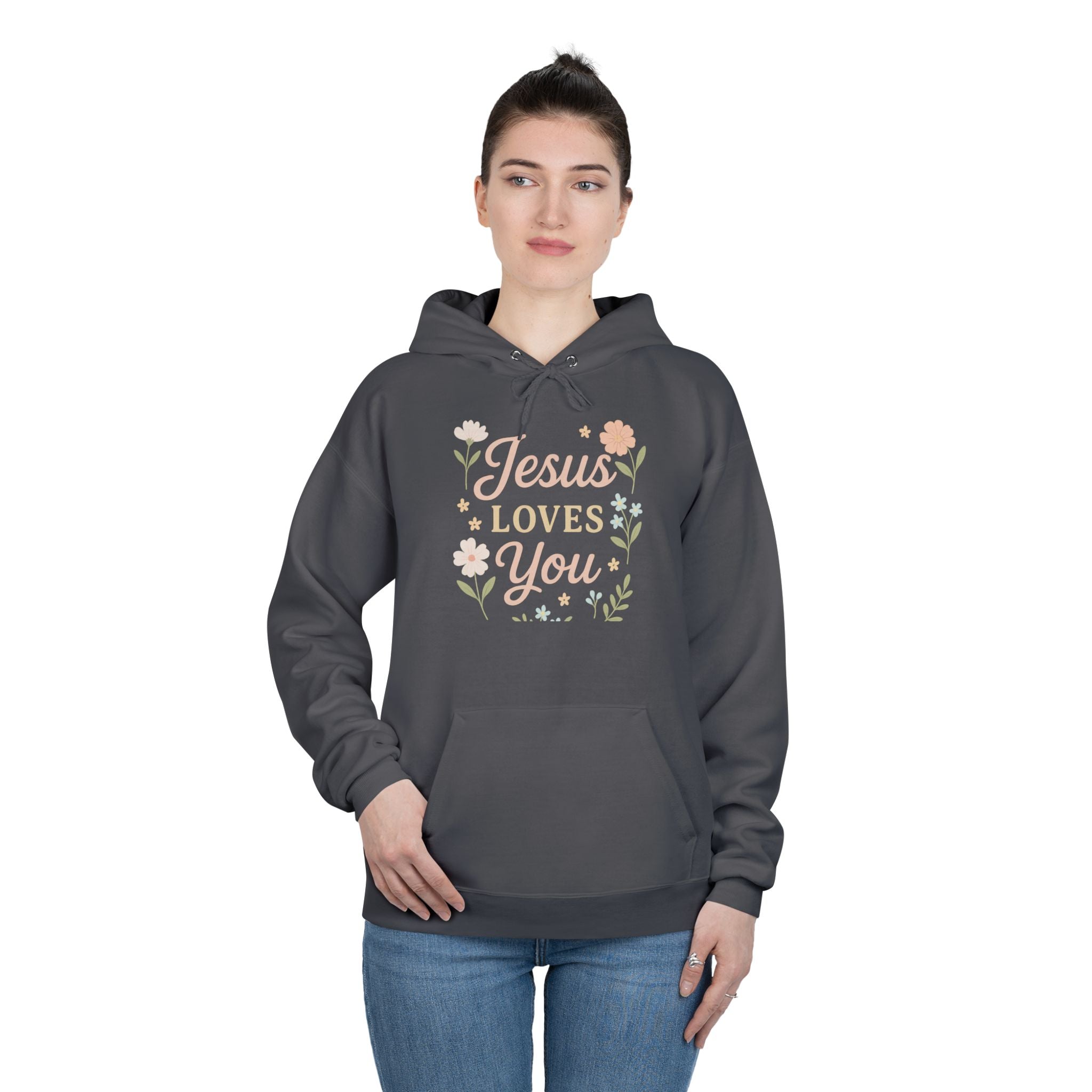 Jesus Loves You Eco-Friendly Hoodie