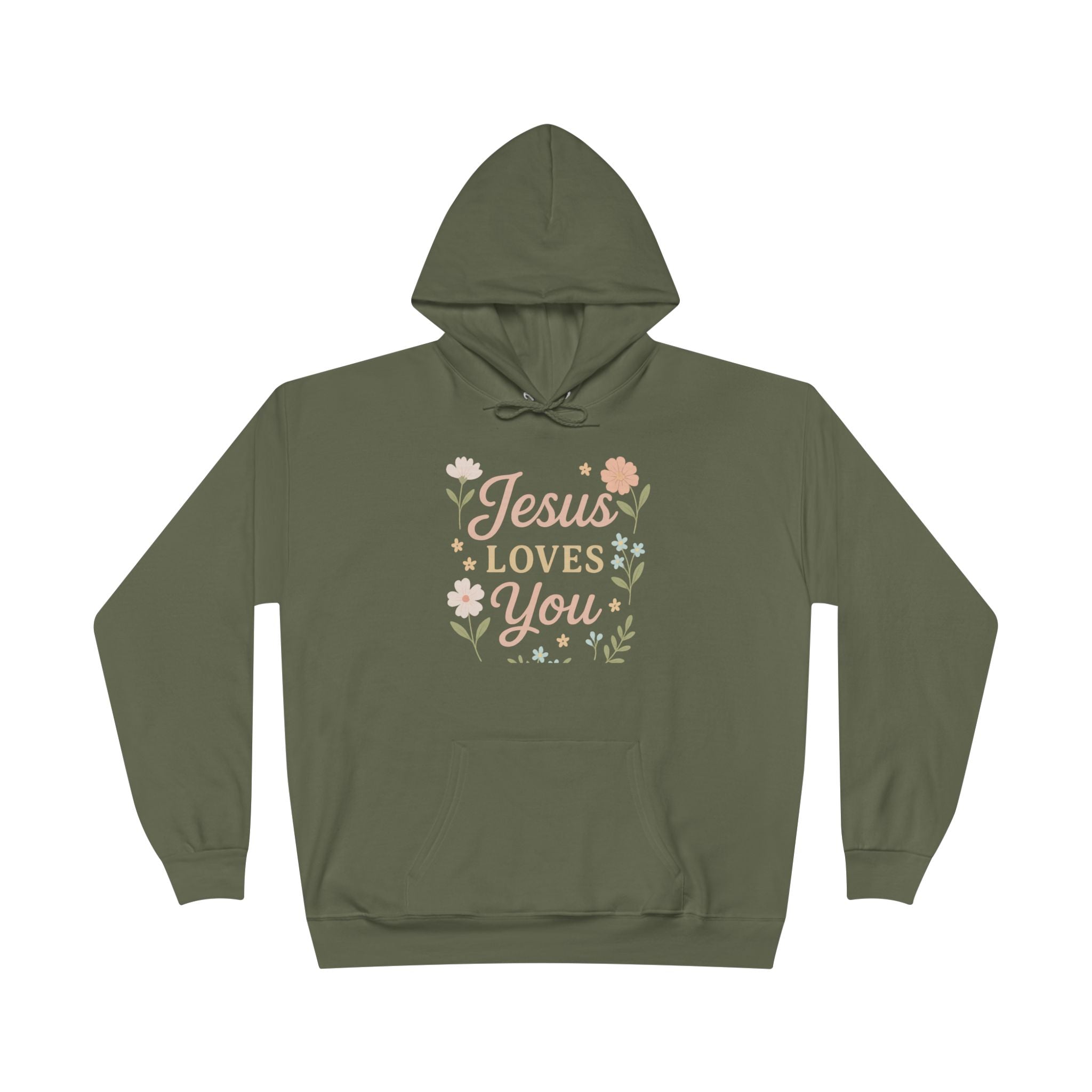 Jesus Loves You Eco-Friendly Hoodie