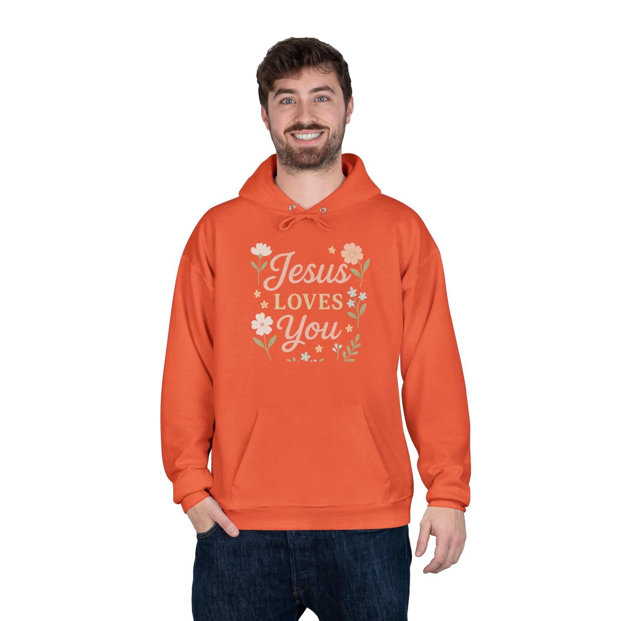 Jesus Loves You Eco-Friendly Hoodie