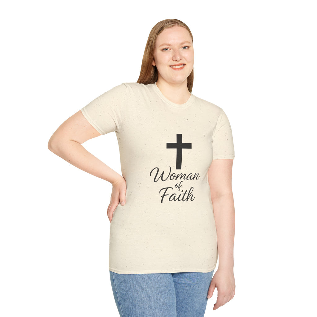 Faith-Inspired Unisex Softstyle T-Shirt, Christian Apparel, Inspirational Tee, Gift for Women, Faith-Based Fashion