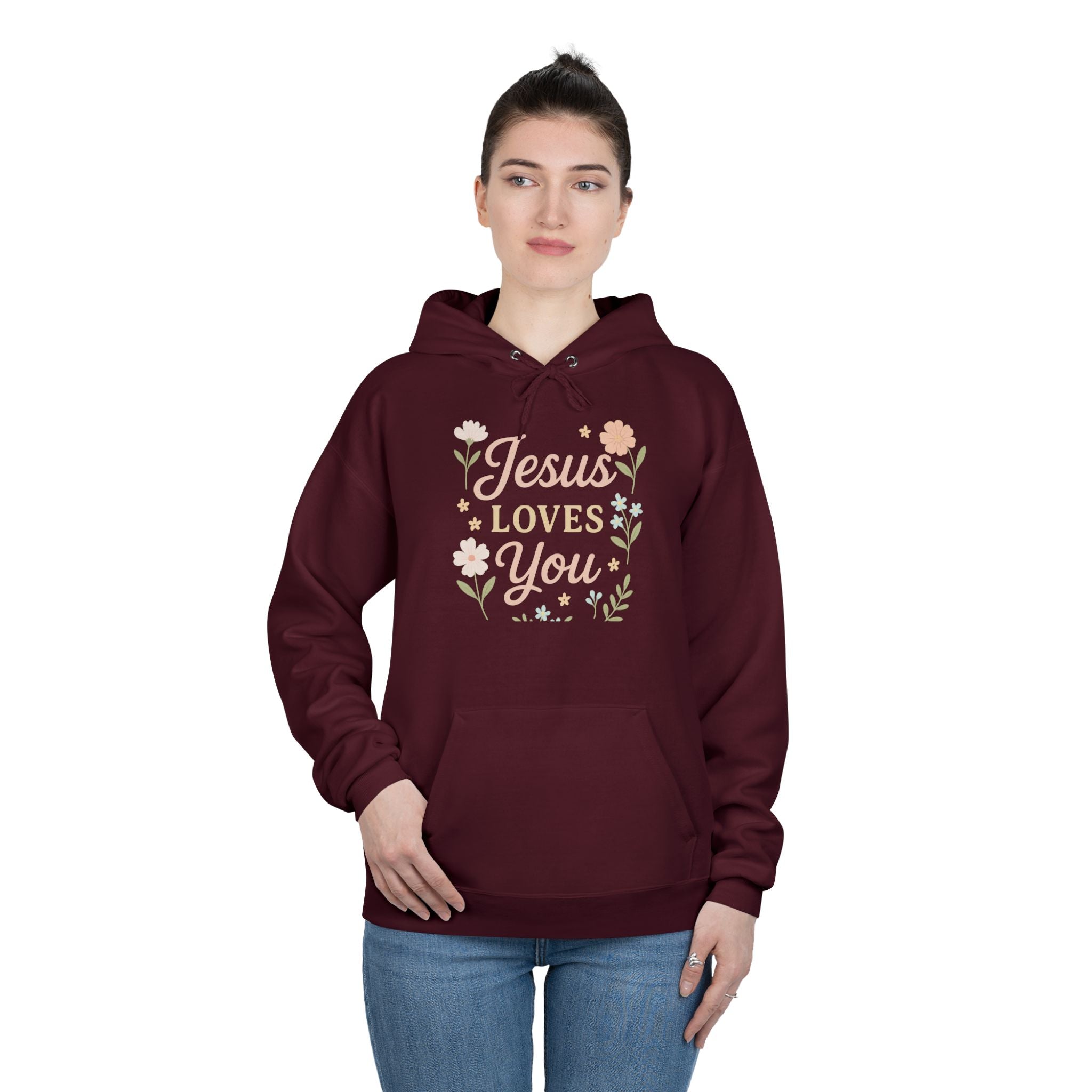 Jesus Loves You Eco-Friendly Hoodie