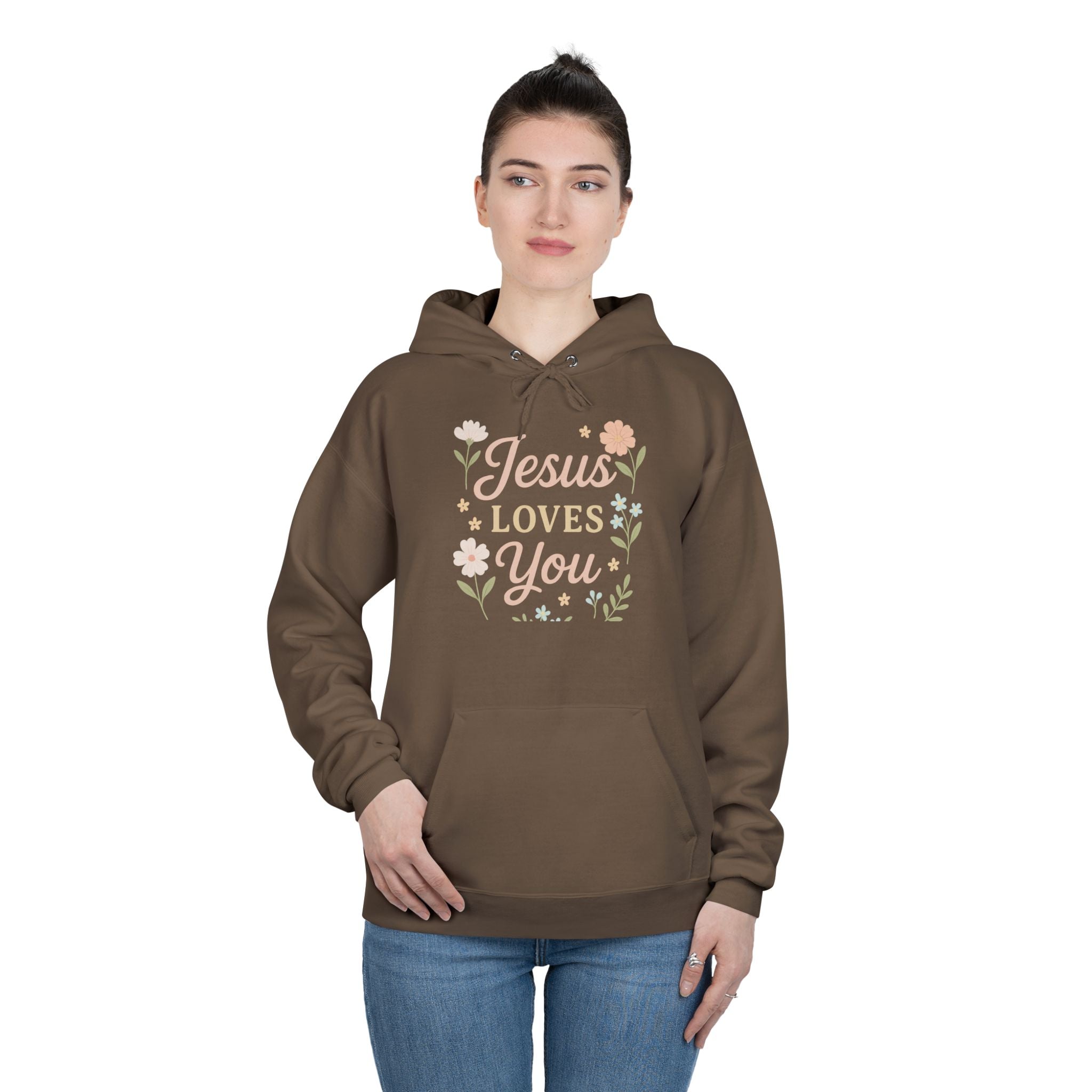 Jesus Loves You Eco-Friendly Hoodie
